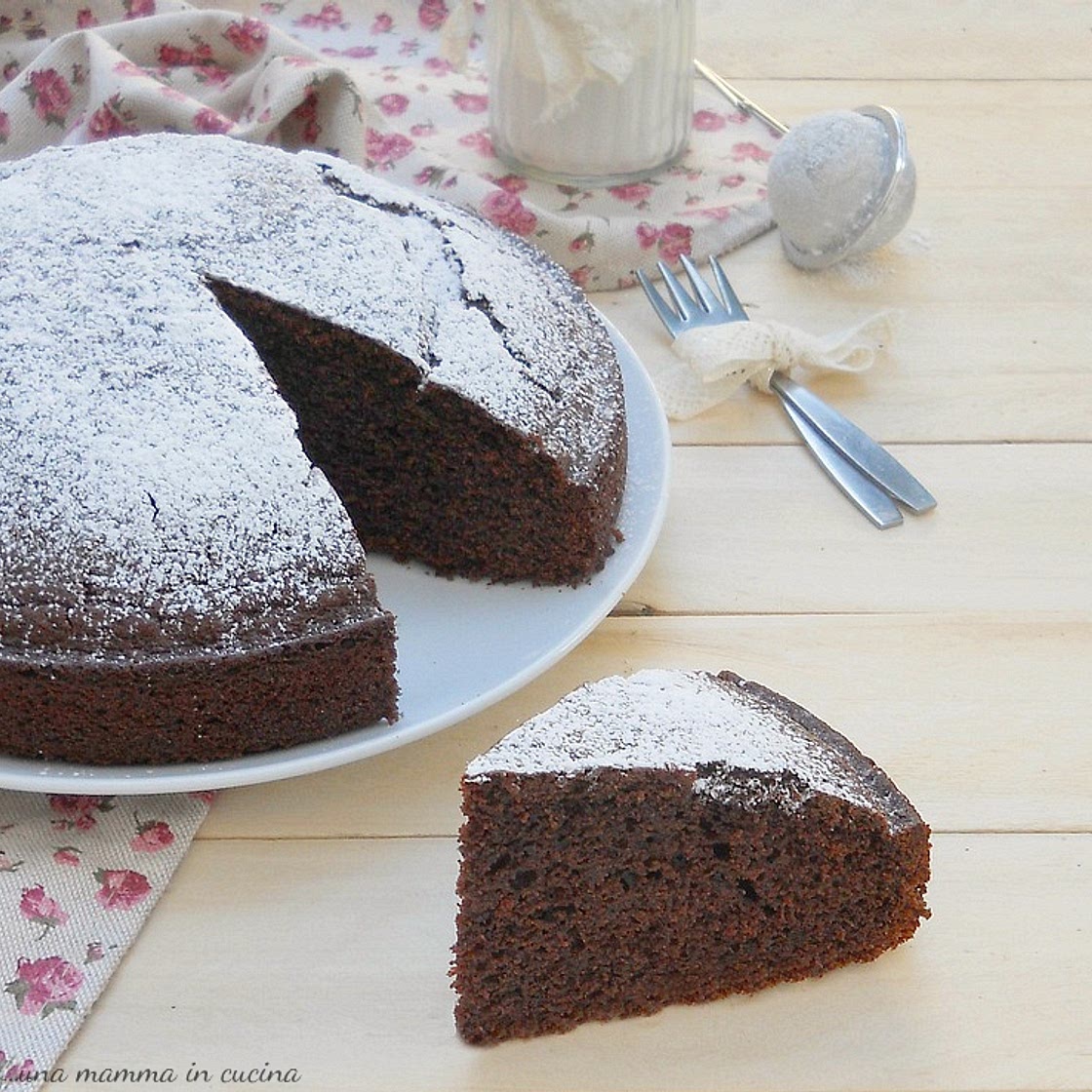 Torta 5 minuti al cacao, sofficissima e senza burro