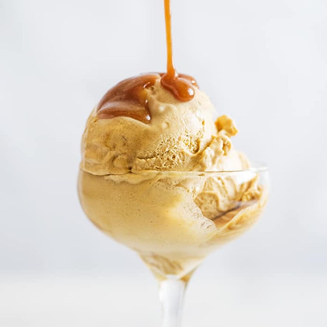 No-Churn Keto (Salted!) Caramel Ice Cream