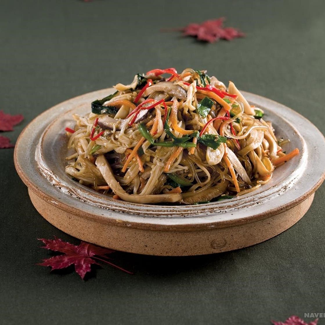 버섯잡채 만드는 법