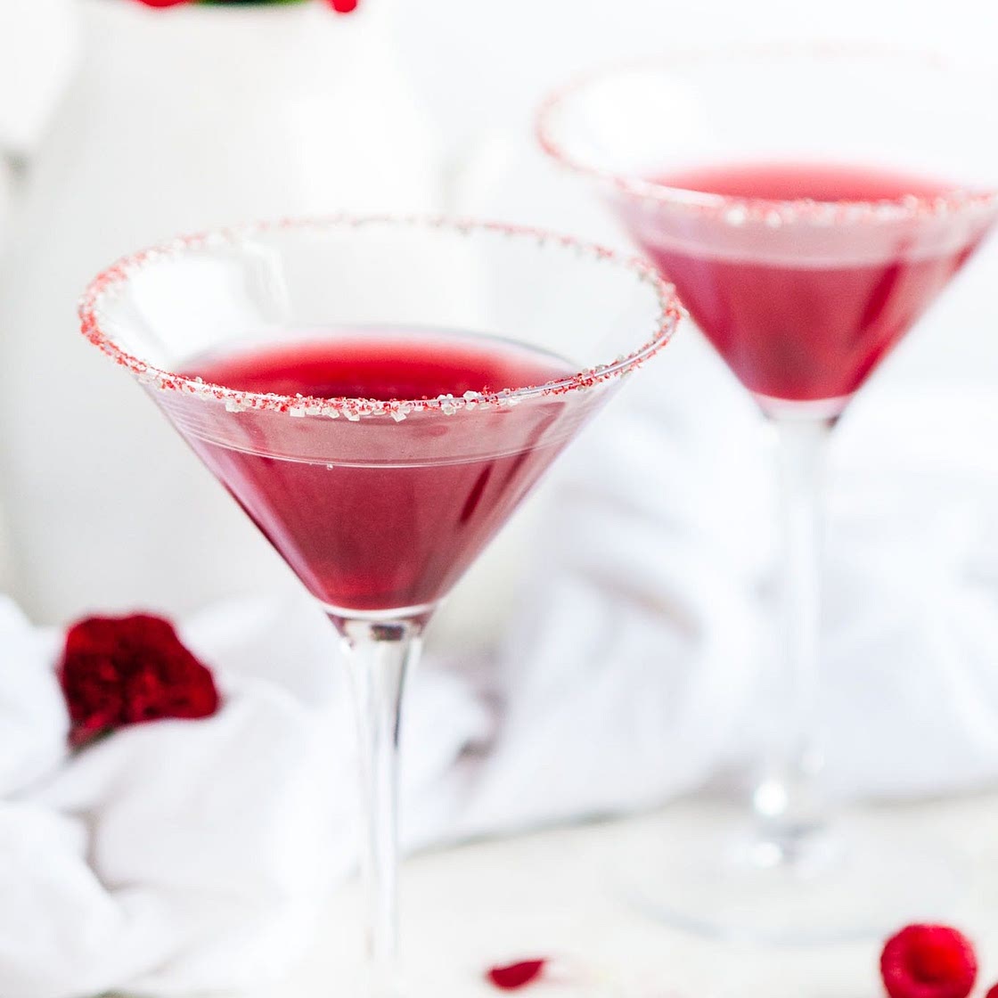 Raspberry Lemon Drop Cocktail
