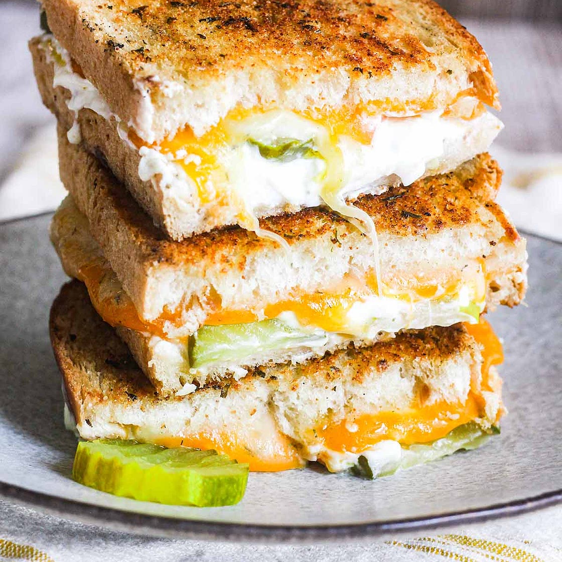 Pickle Grilled Cheese Sandwich