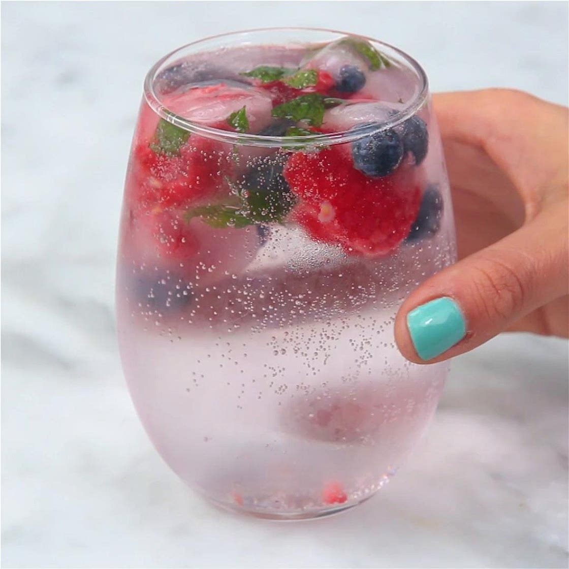 Elegant 4th Of July Ice Cubes Recipe by Tasty