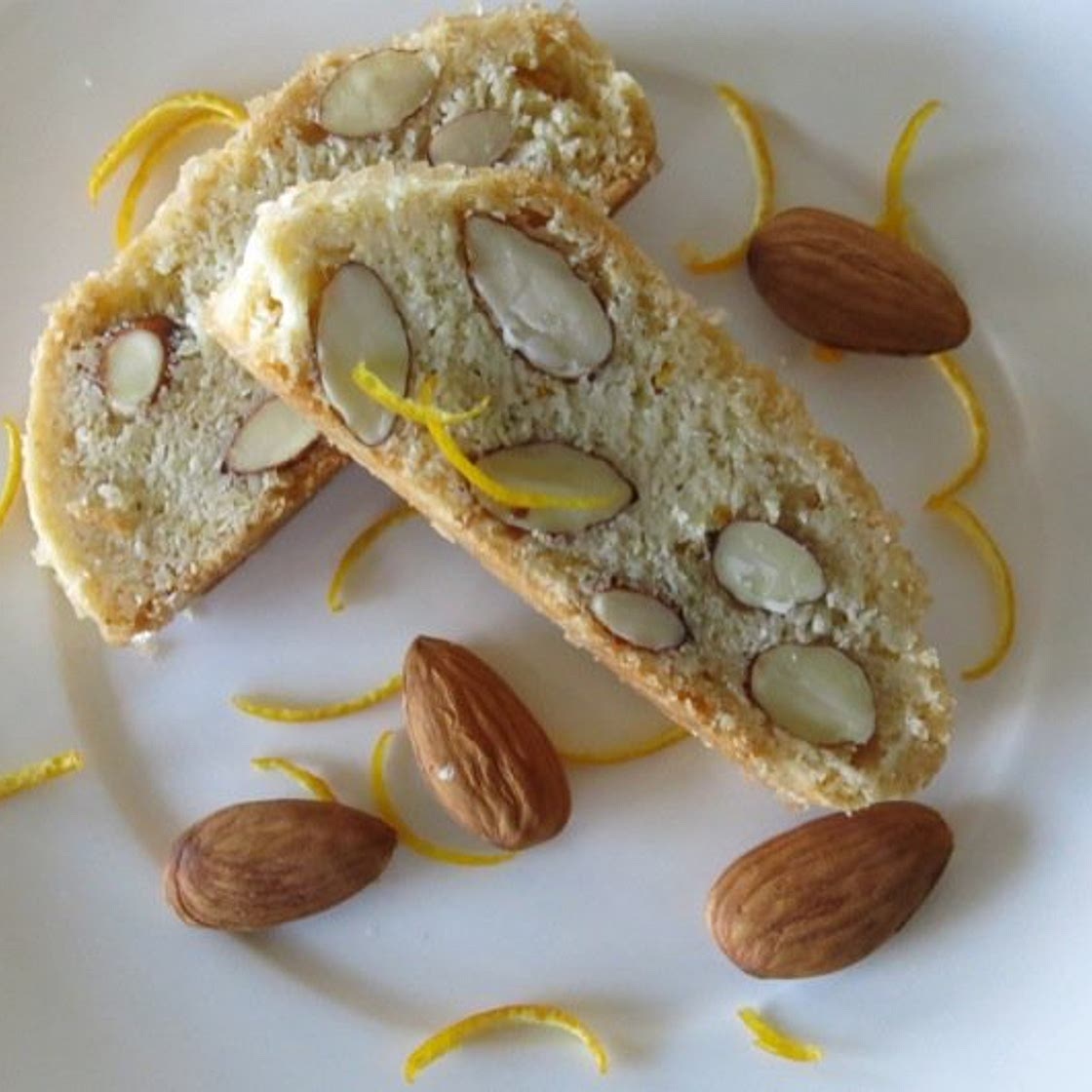 Vittoria's Traditional Italian Biscotti with Almonds and Orange Zest