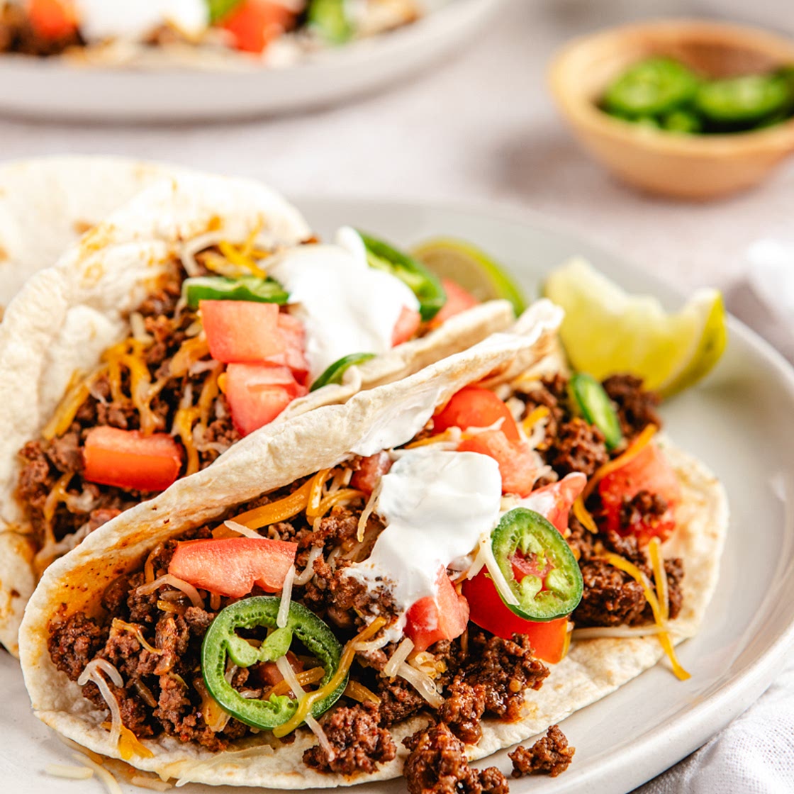 The BEST Ground Venison Tacos