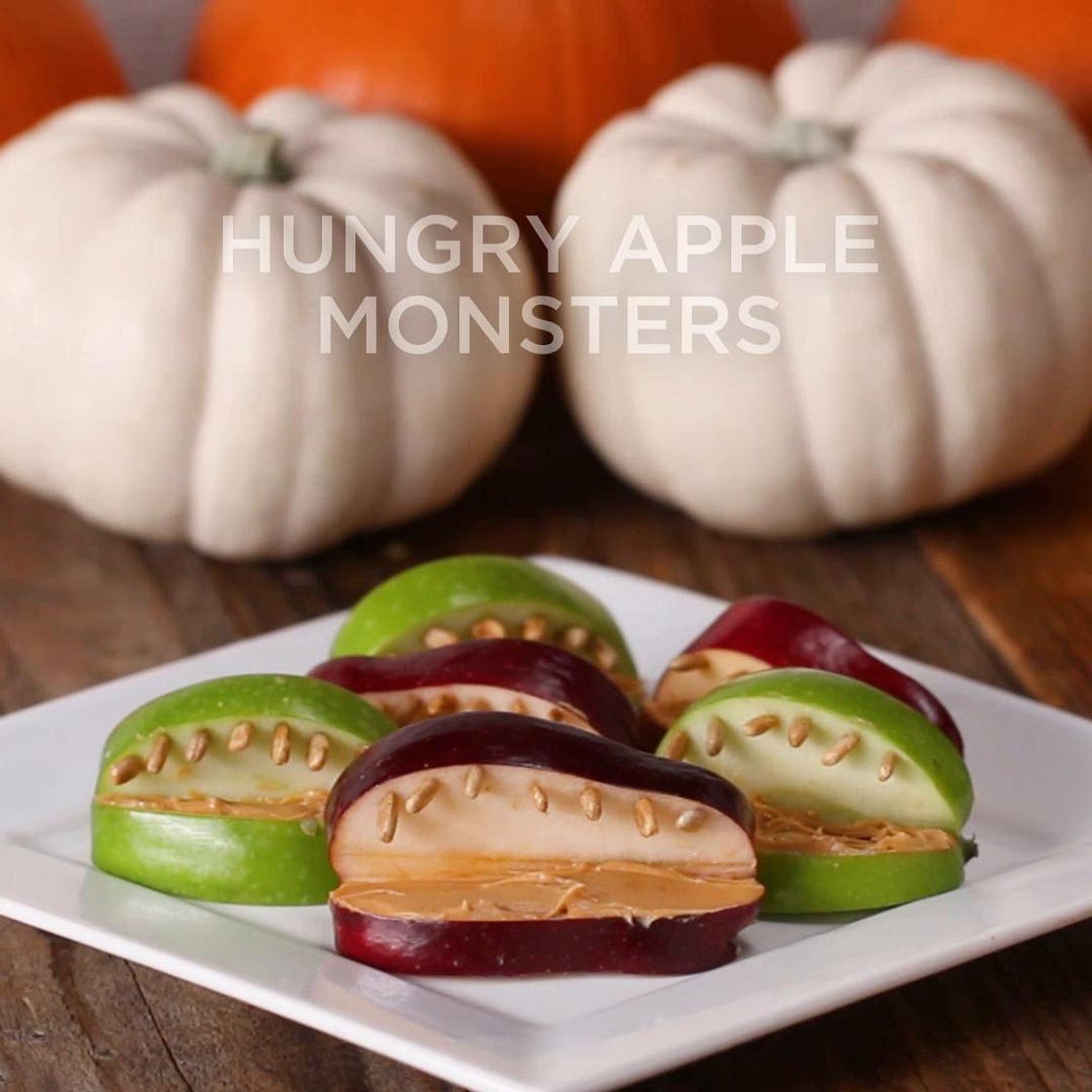 Hungry Apple Monsters Recipe by Tasty