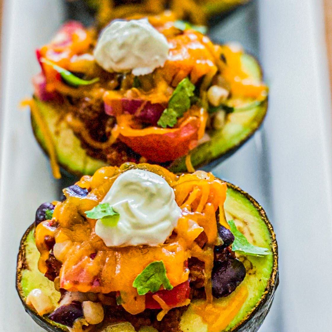 Avocado Taco Boats
