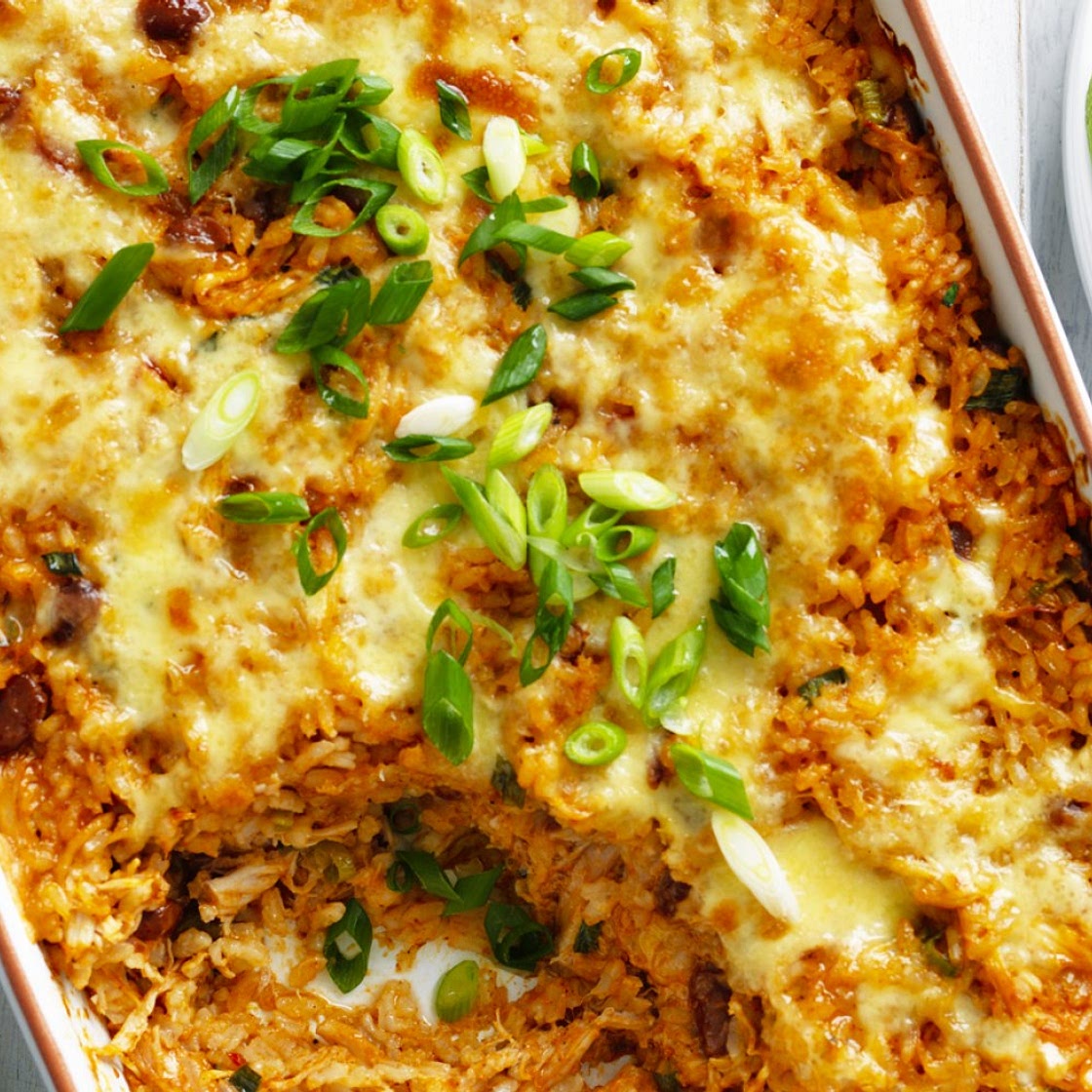 Mexican Chicken and Rice Casserole