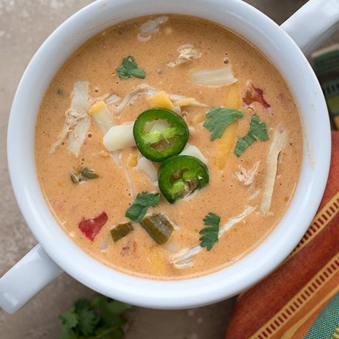 Keto King Ranch Chicken Soup