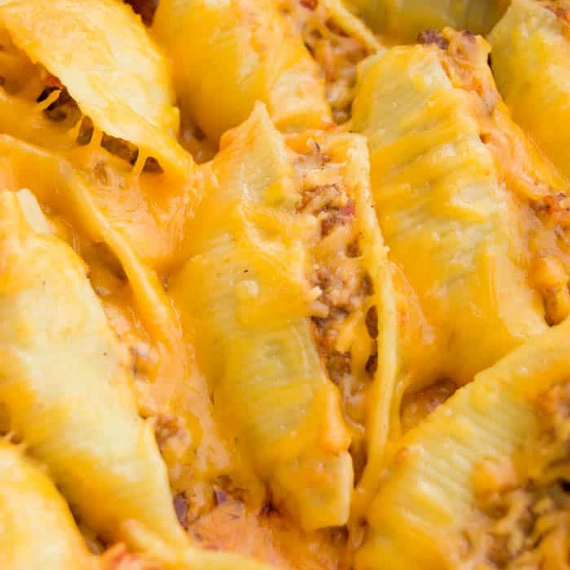 Cheeseburger Stuffed Shells