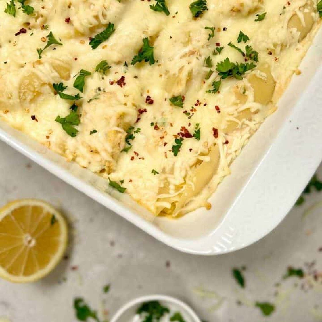 Creamy Cajun Chicken Stuffed Shells