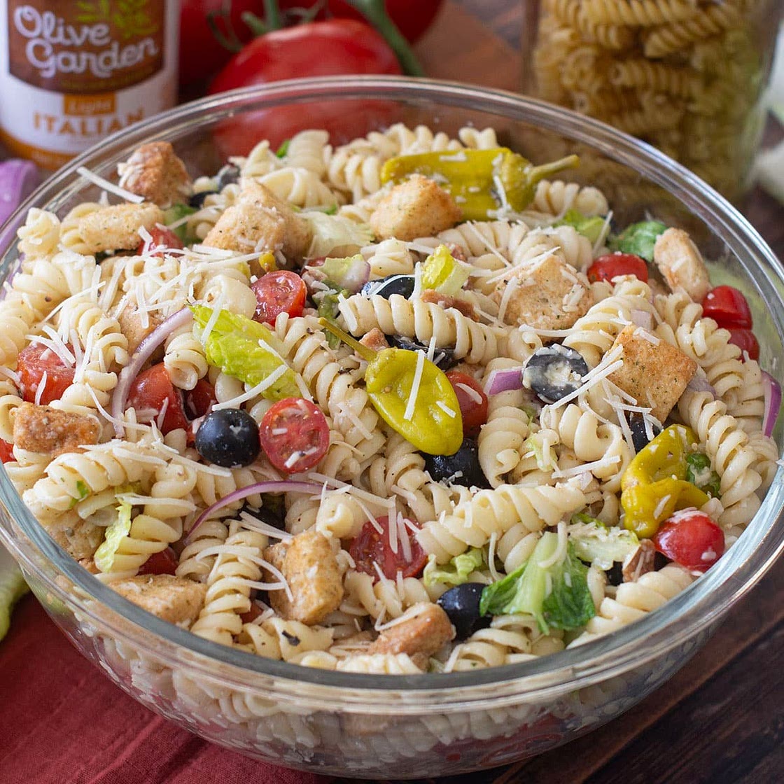 Italian Rotini Pasta Salad Recipe