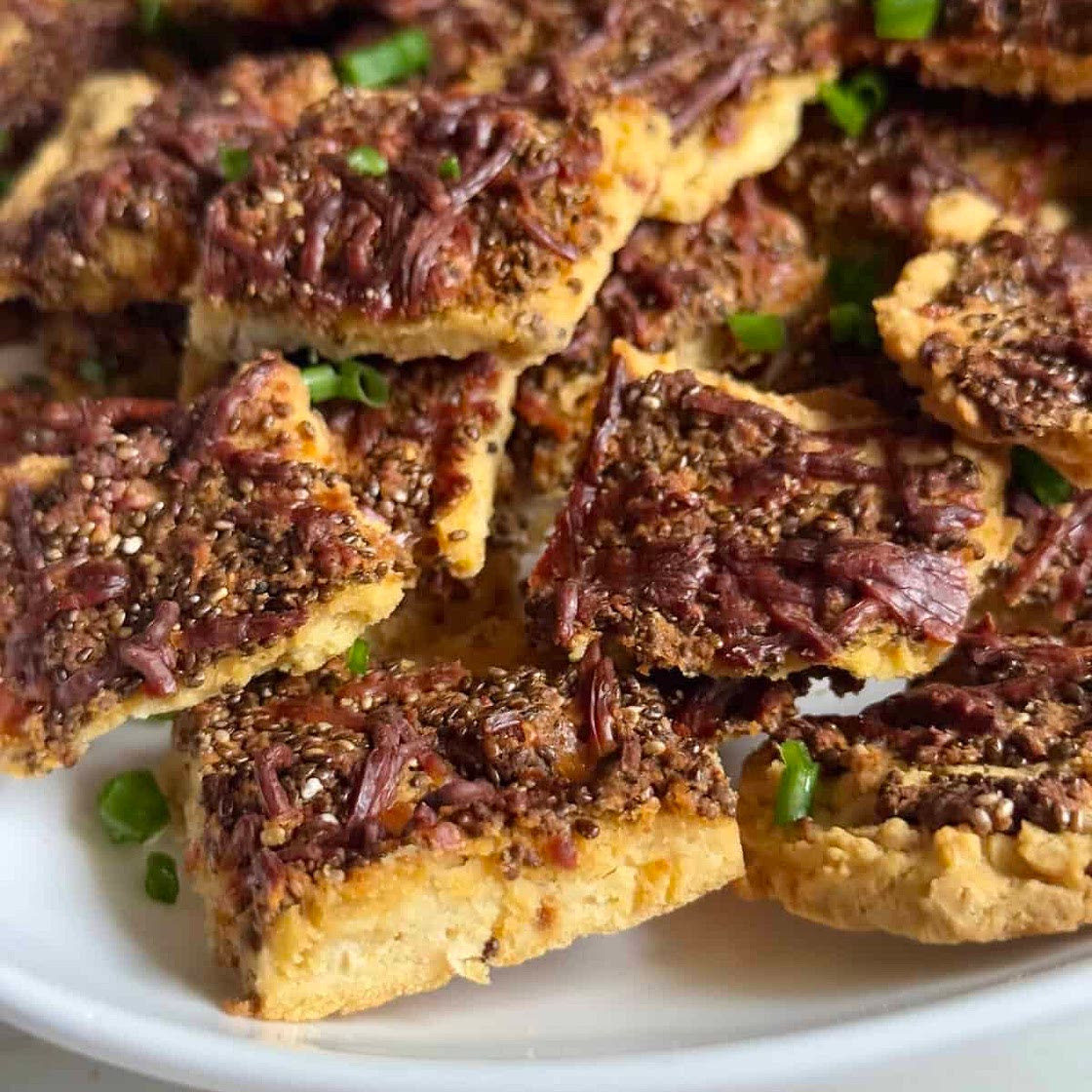 Crispy Chickpea Crackers