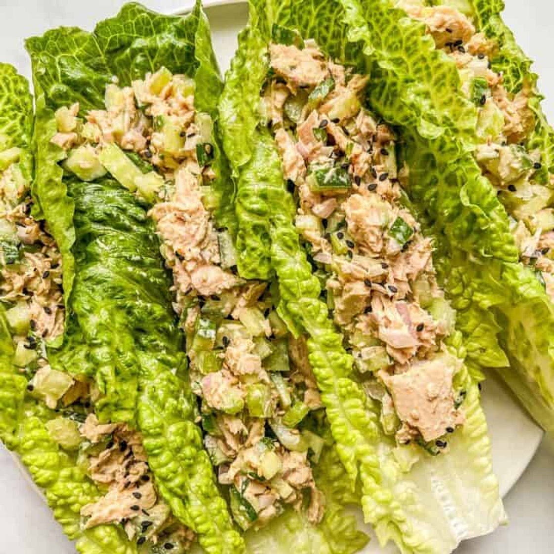 Tuna Salad Lettuce Wraps