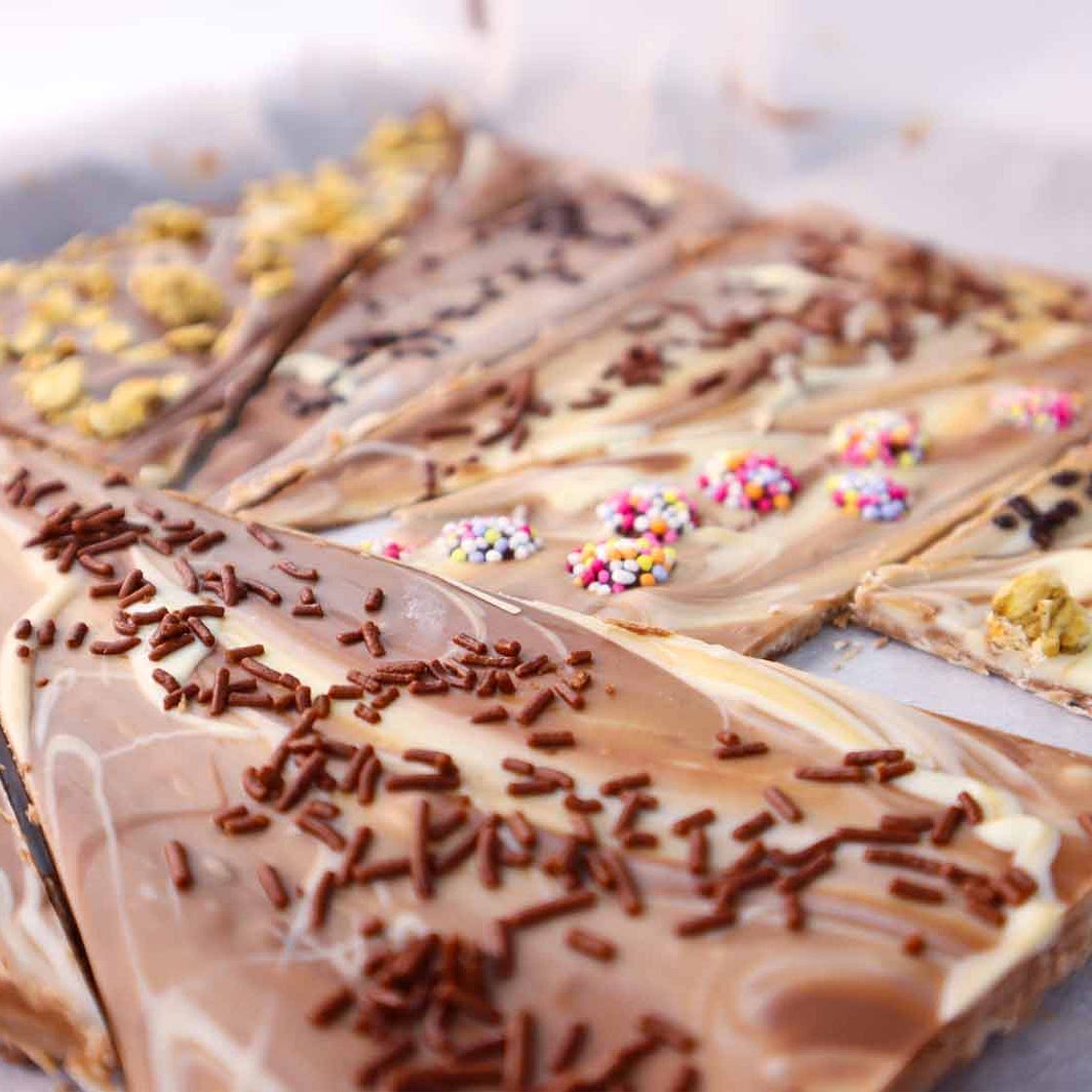 Chocolate Shards (cake topper)