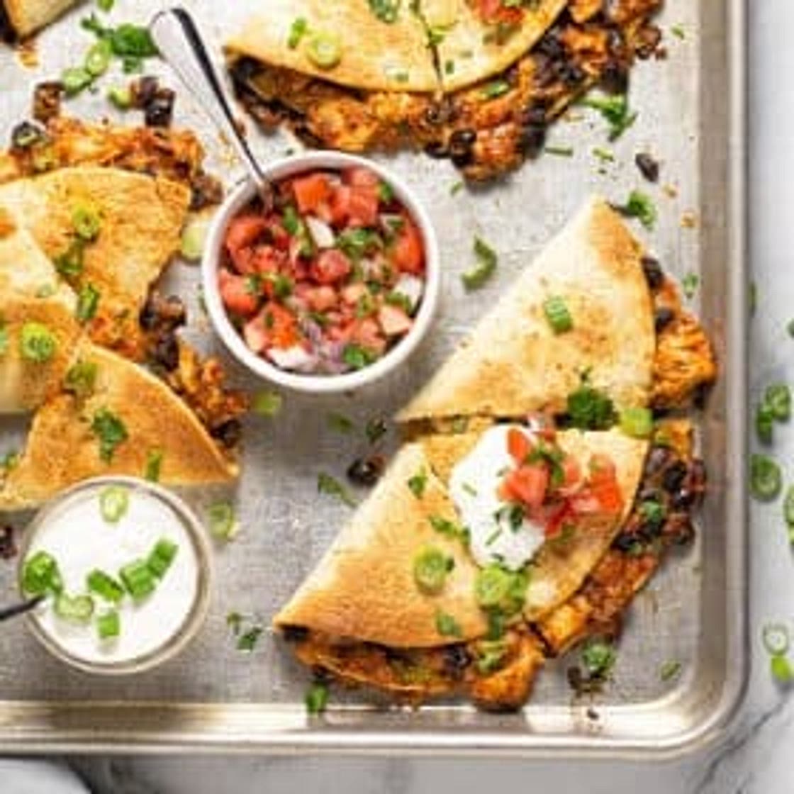 Sheet Pan Quesadillas