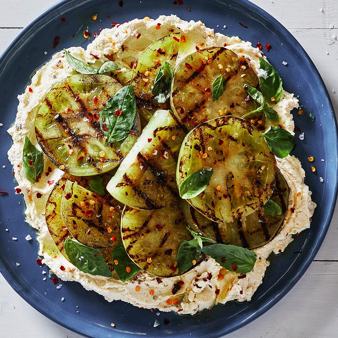 Grilled Green Tomatoes