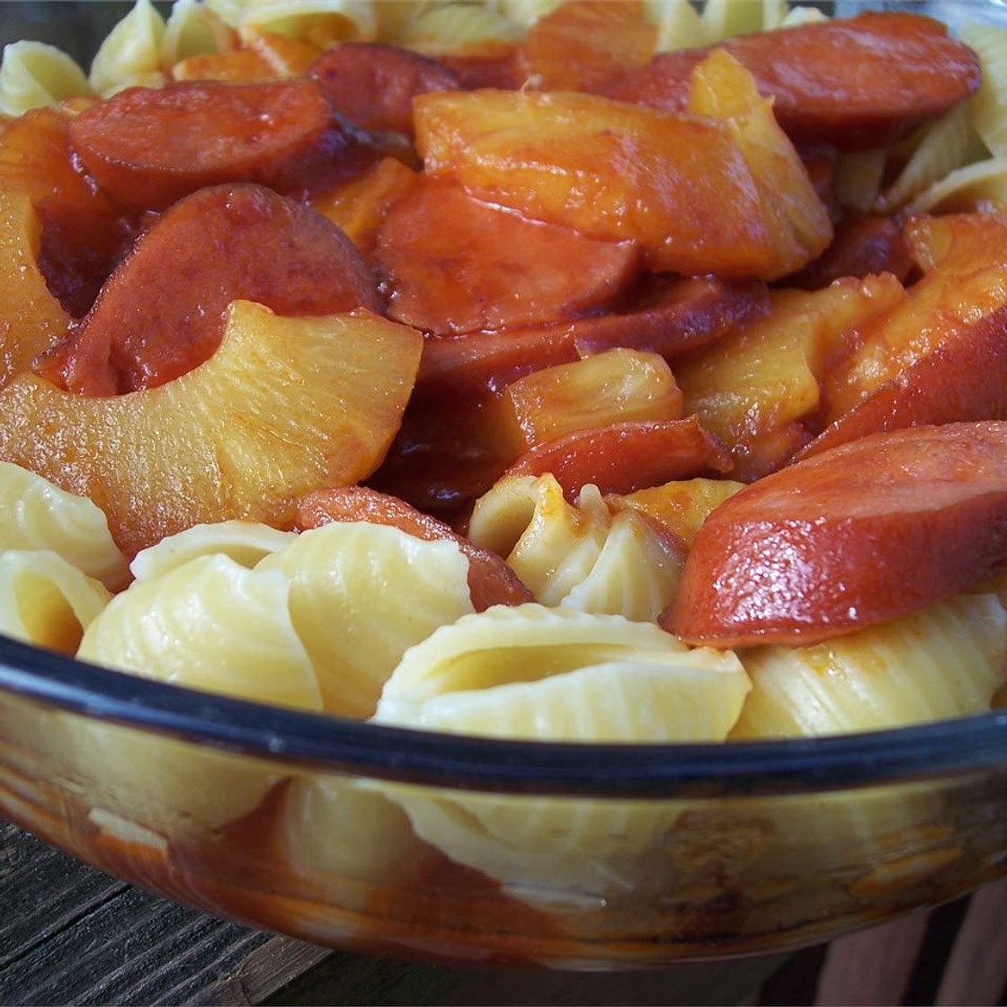 Island Kielbasa in a Slow Cooker