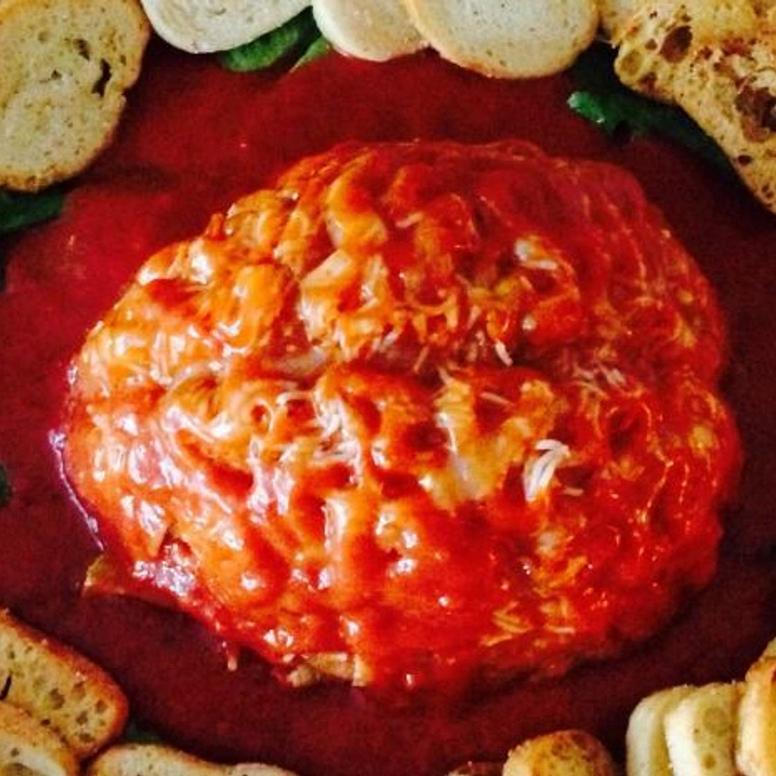 Halloween Shrimp Cocktail Brain