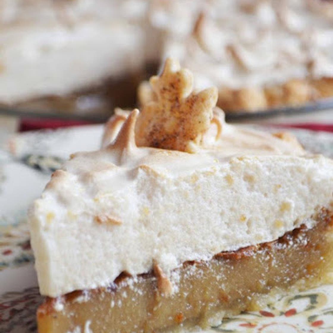 Vermont Maple Cream Meringue Pie