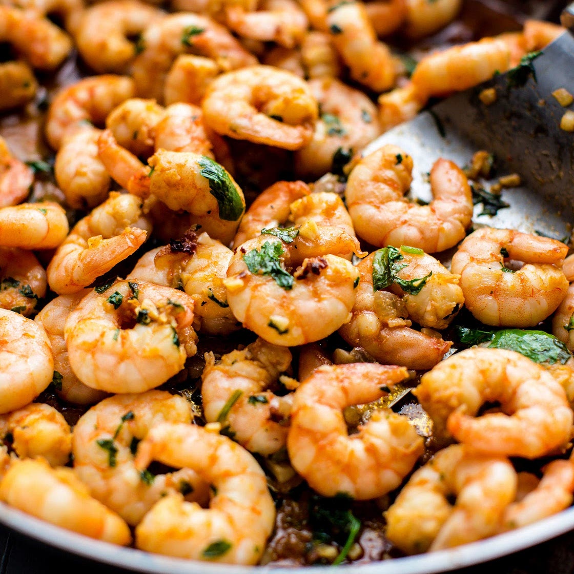Garlic Cilantro Shrimp