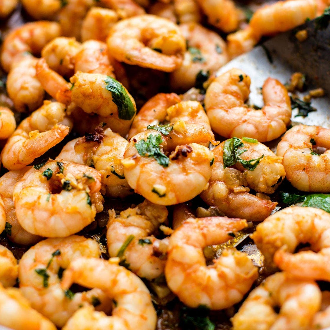 Garlic Cilantro Shrimp
