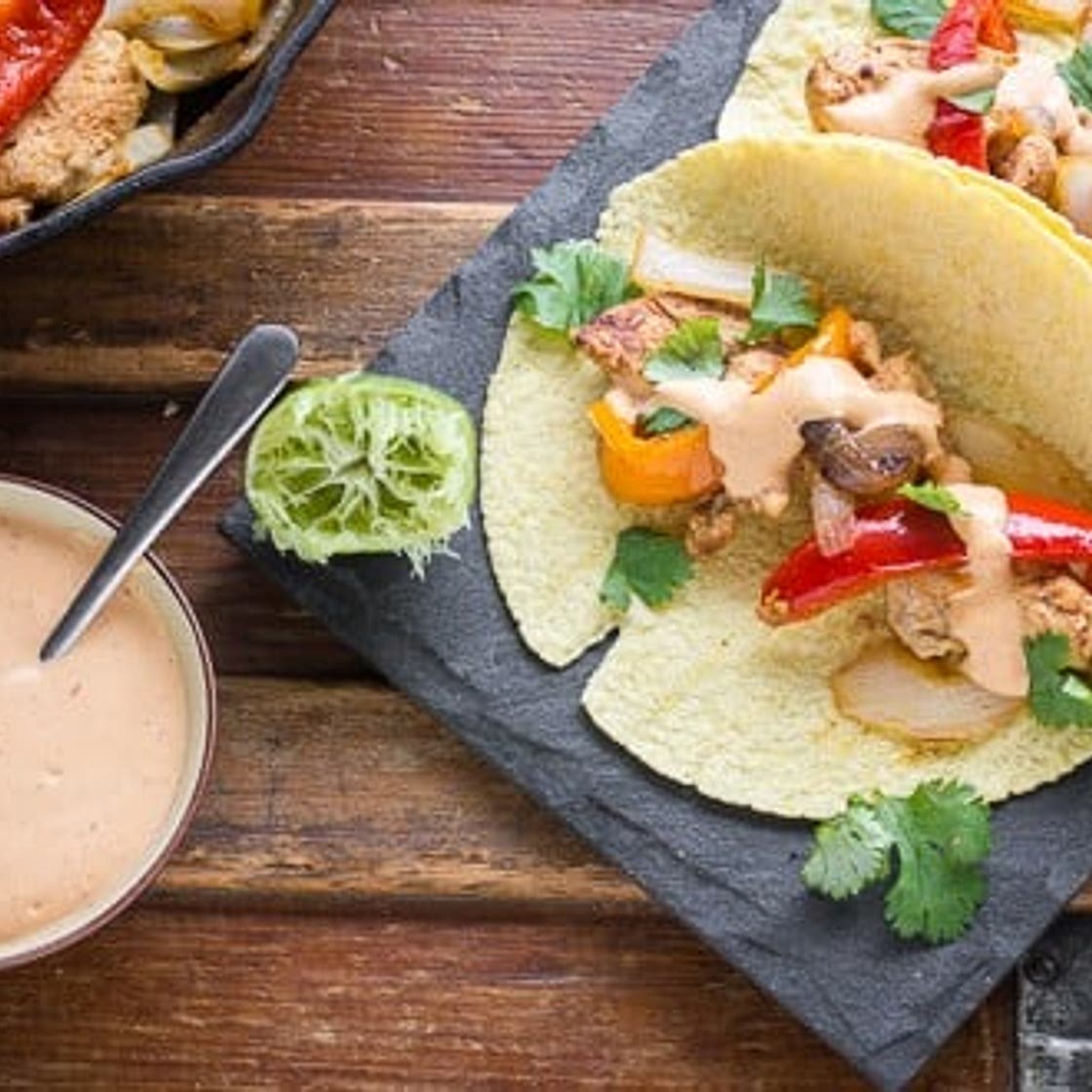 Chipotle Lime Cream Sauce for Fajitas or Tacos