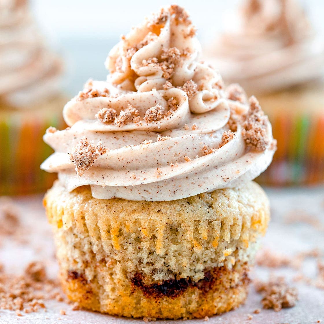 Coffee Cake Cupcakes