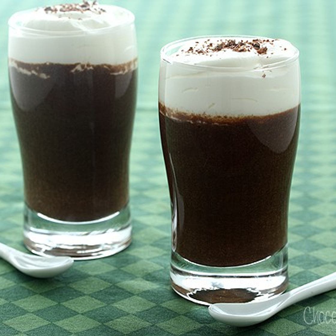 Chocolate Guinness Mousse Cups For Two