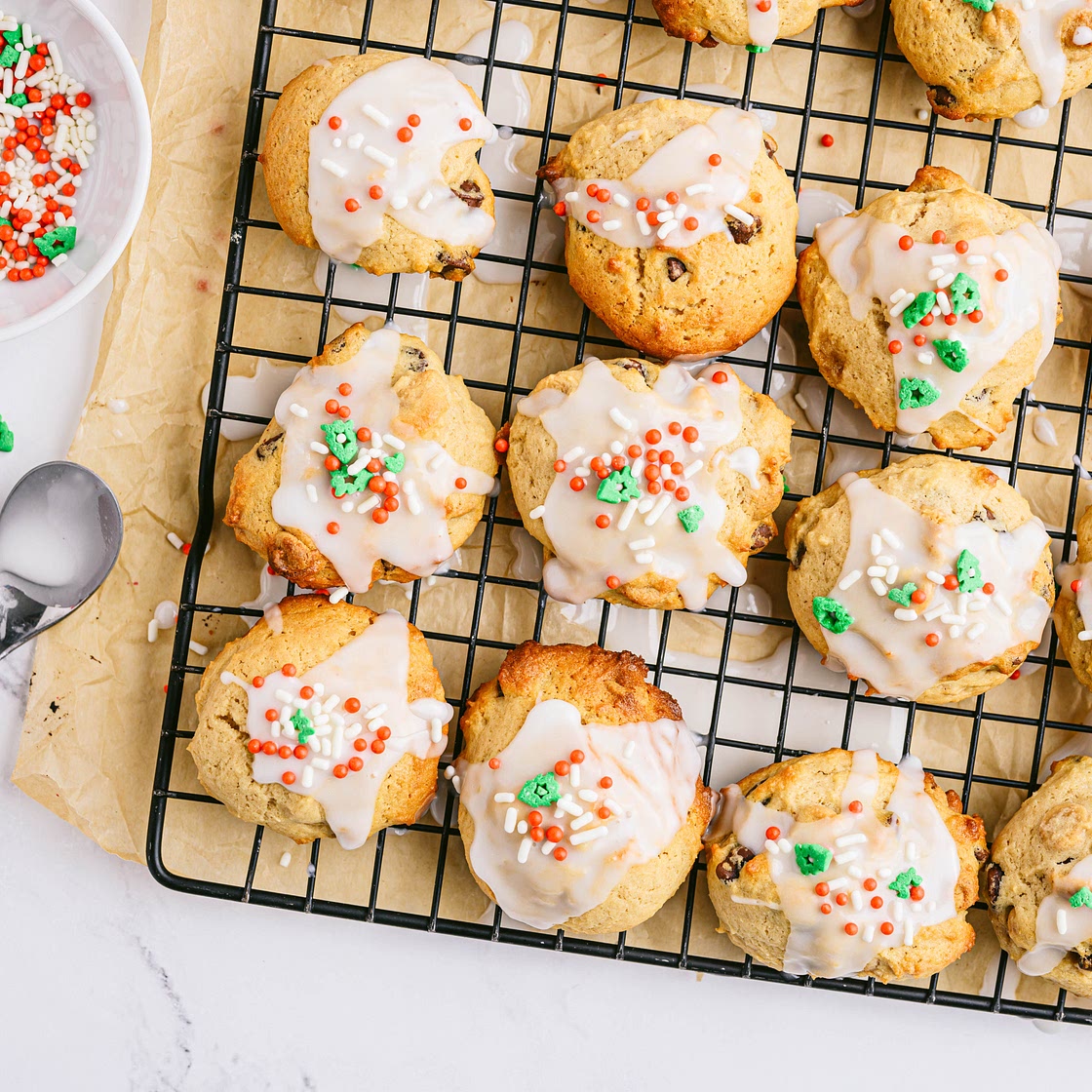 Peanut Butter and Chocolate Chip Ricotta Cookies