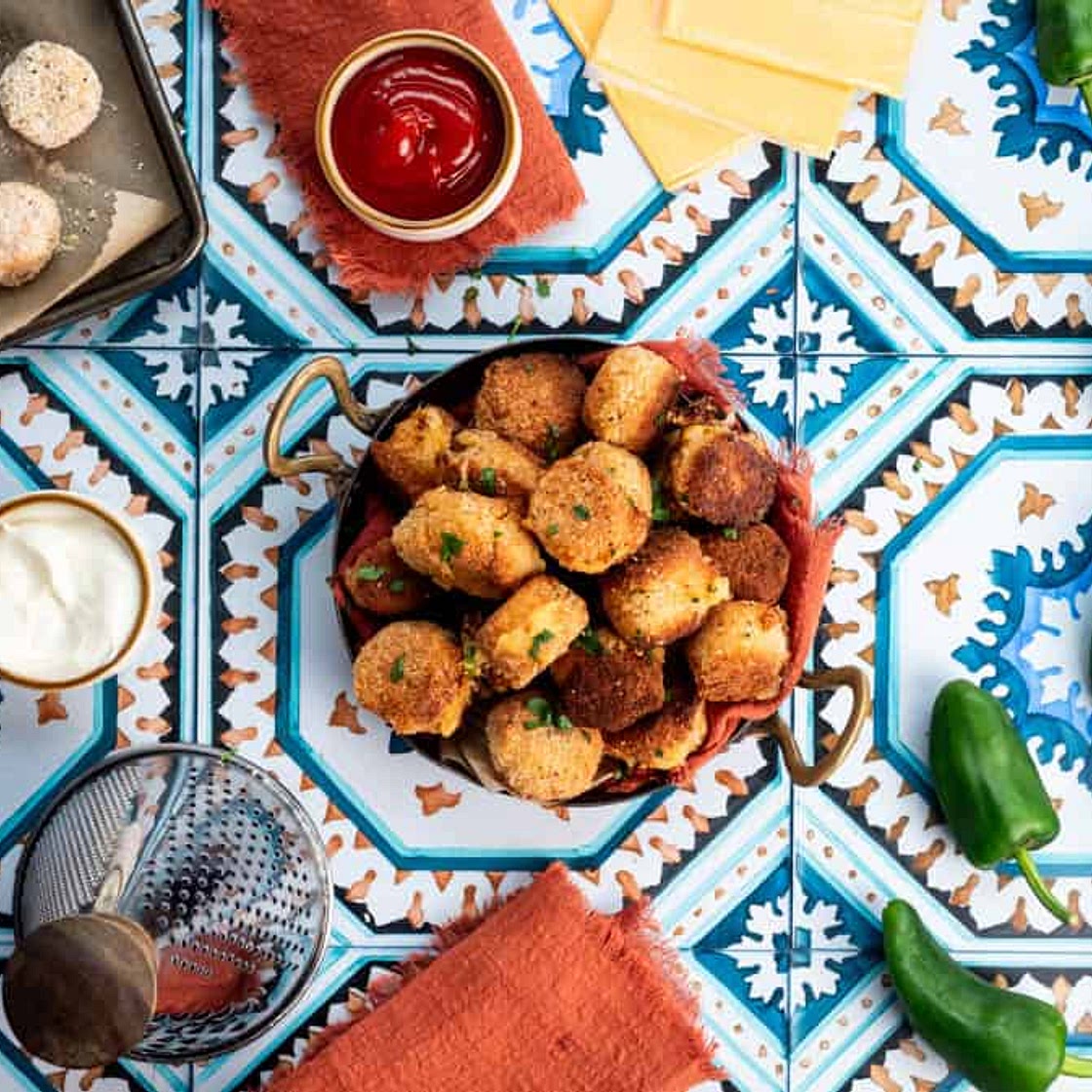 Crispy Chilli Cheese Nuggets Recipe With Jalapenos