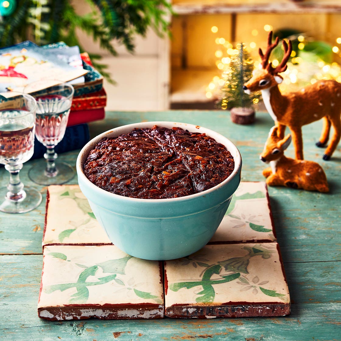 Chocolate Orange Christmas Pudding