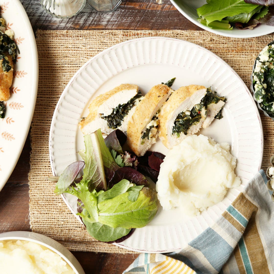 Spinach & Feta Stuffed Chicken Breast (Quick & Easy)