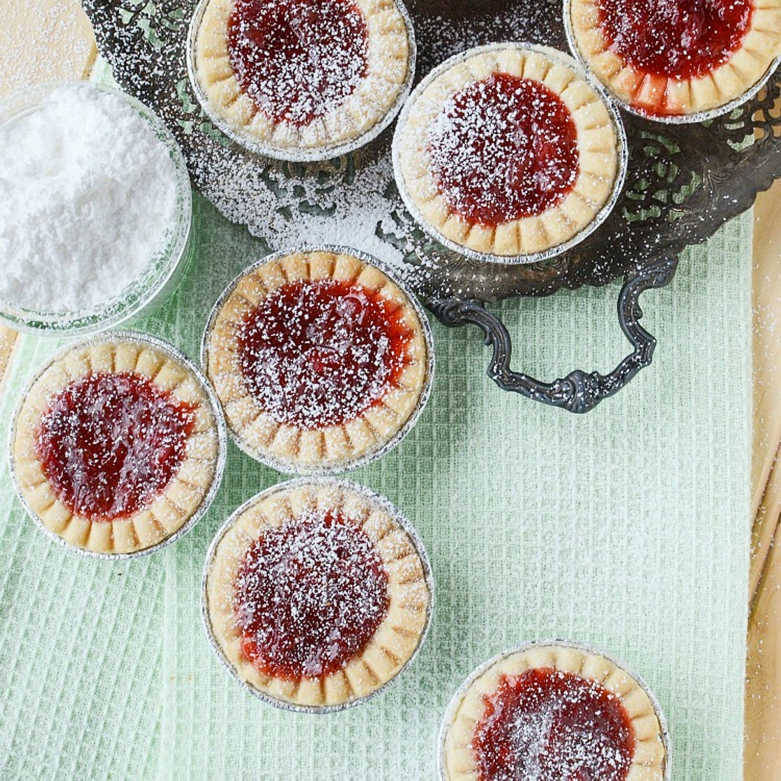 Strawberry Rhubarb Tarts
