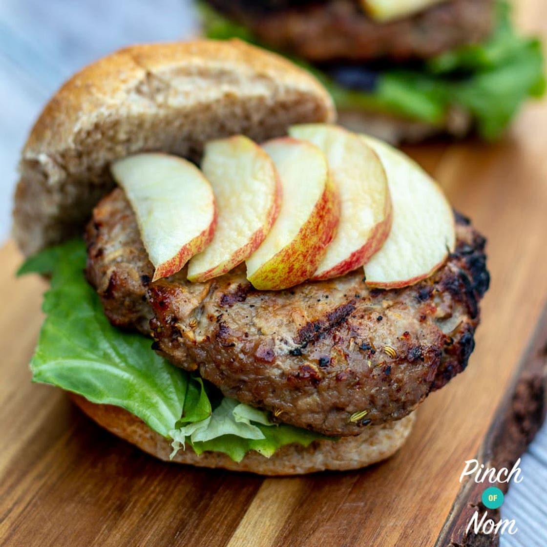 Pork and Apple Burgers | Slimming & Weight Watchers Friendly