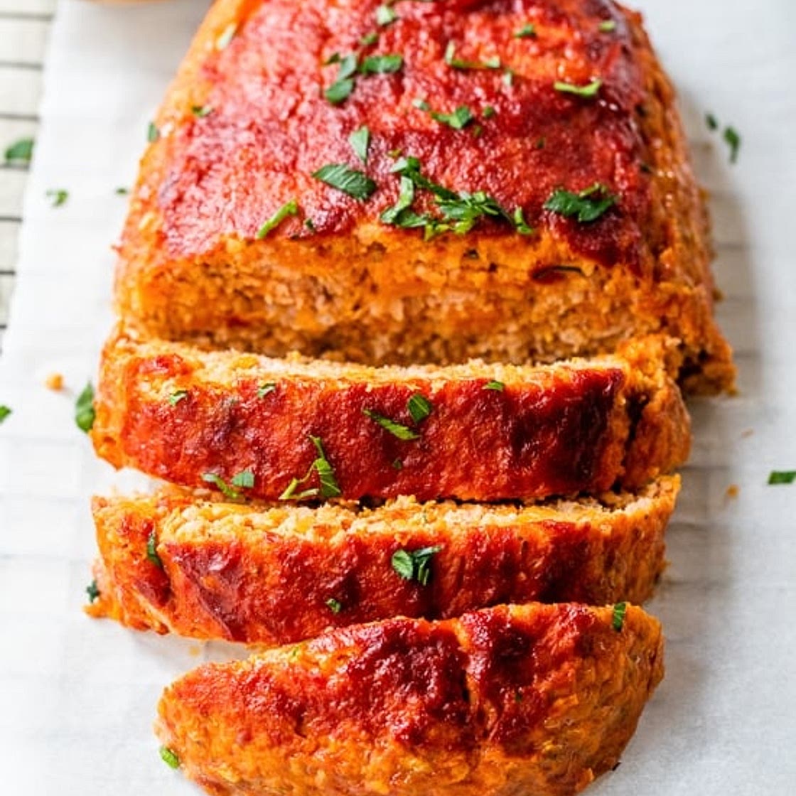 Sweet Potato Turkey Meatloaf