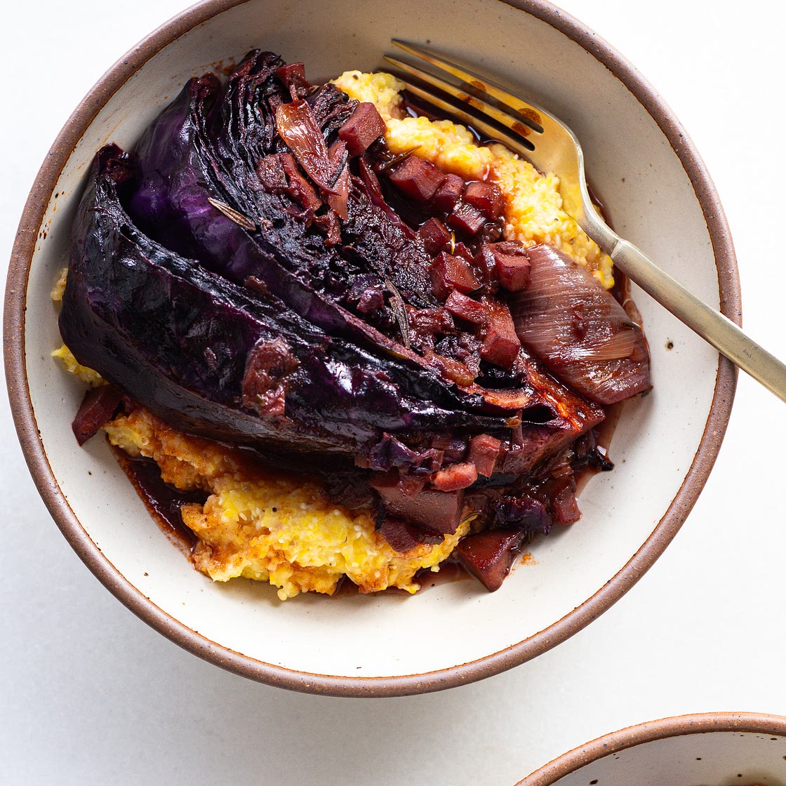 Red Wine Braised Cabbage