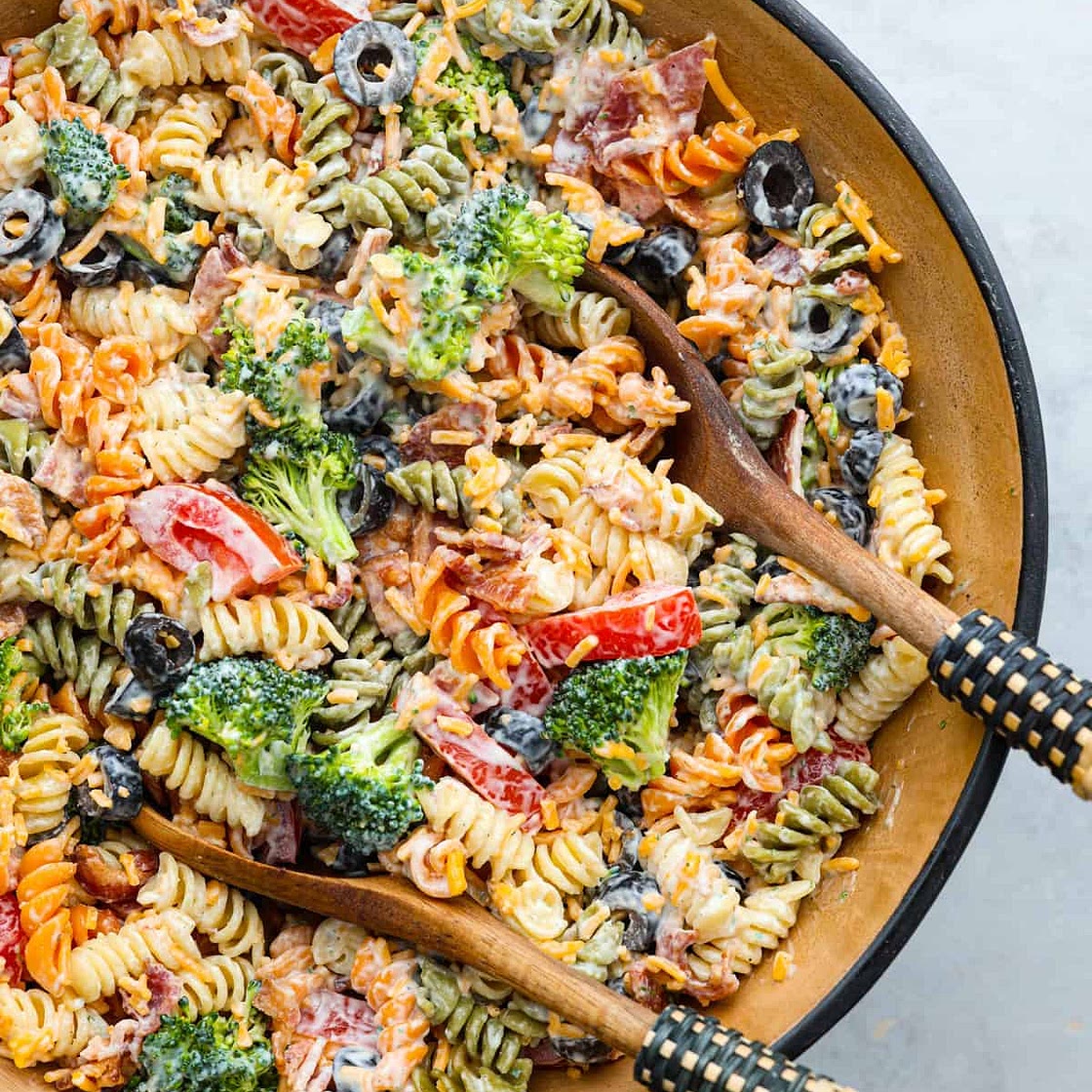 Incredible Bacon Ranch Pasta Salad