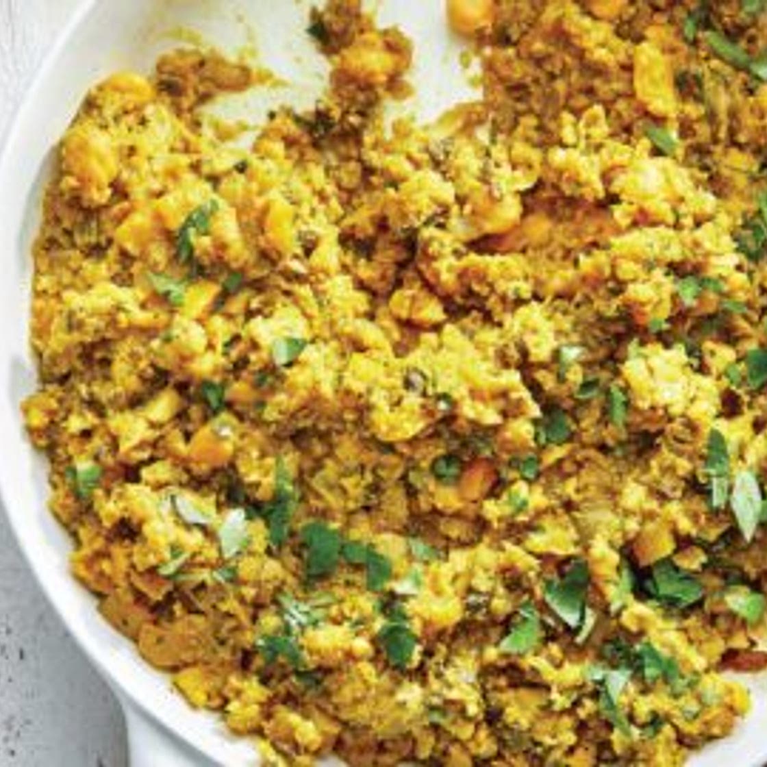 Chickpea-Cauliflower Scramble