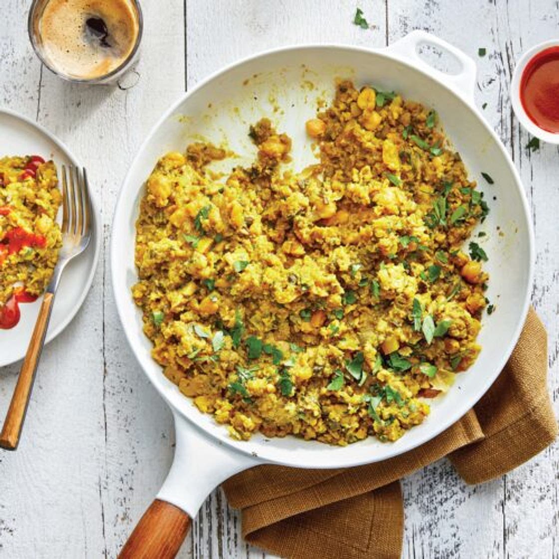 Chickpea-Cauliflower Scramble
