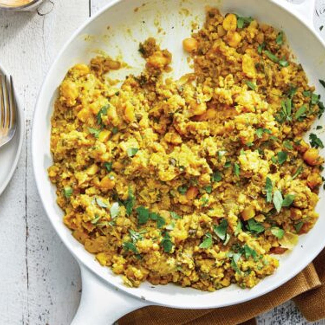 Chickpea-Cauliflower Scramble