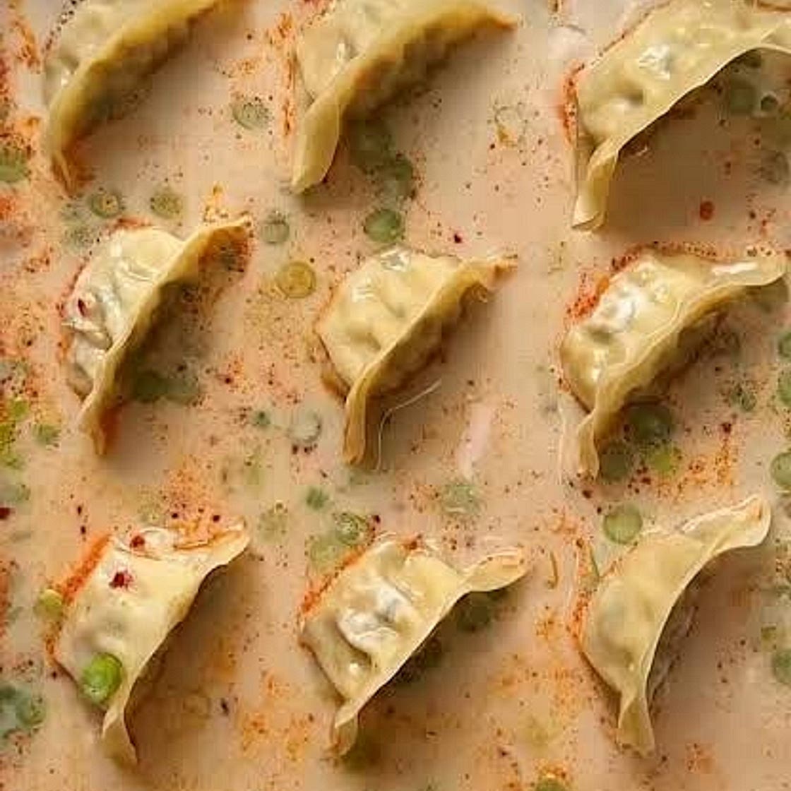 COCONUT RAMEN DUMPLING BAKE 🥟