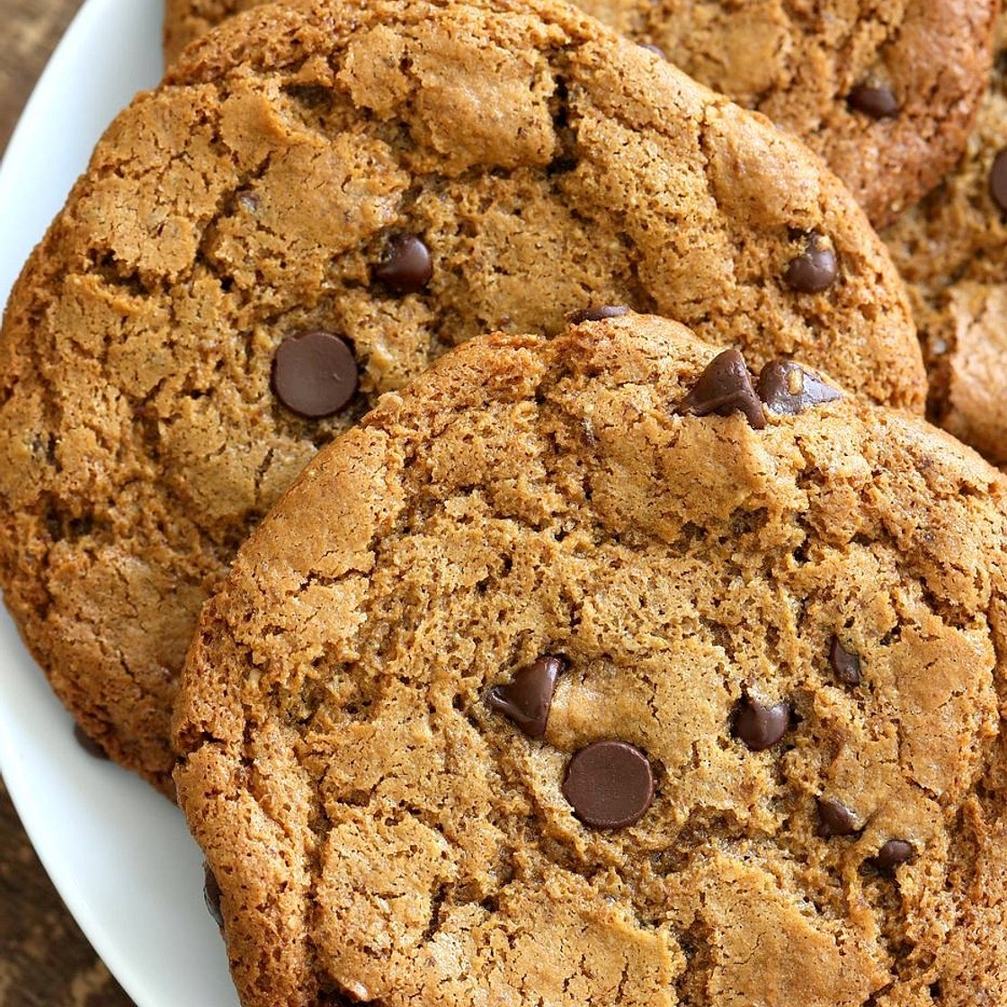 Chickpea Flour Chocolate Chip Cookies