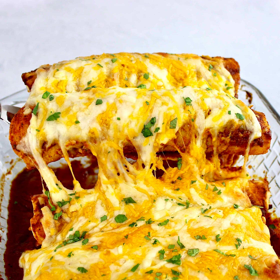 Keto Chicken Enchiladas