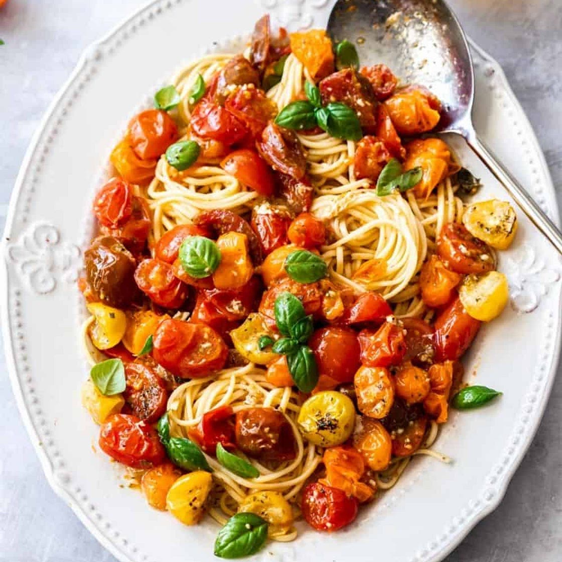 Roasted Cherry Tomato Pasta