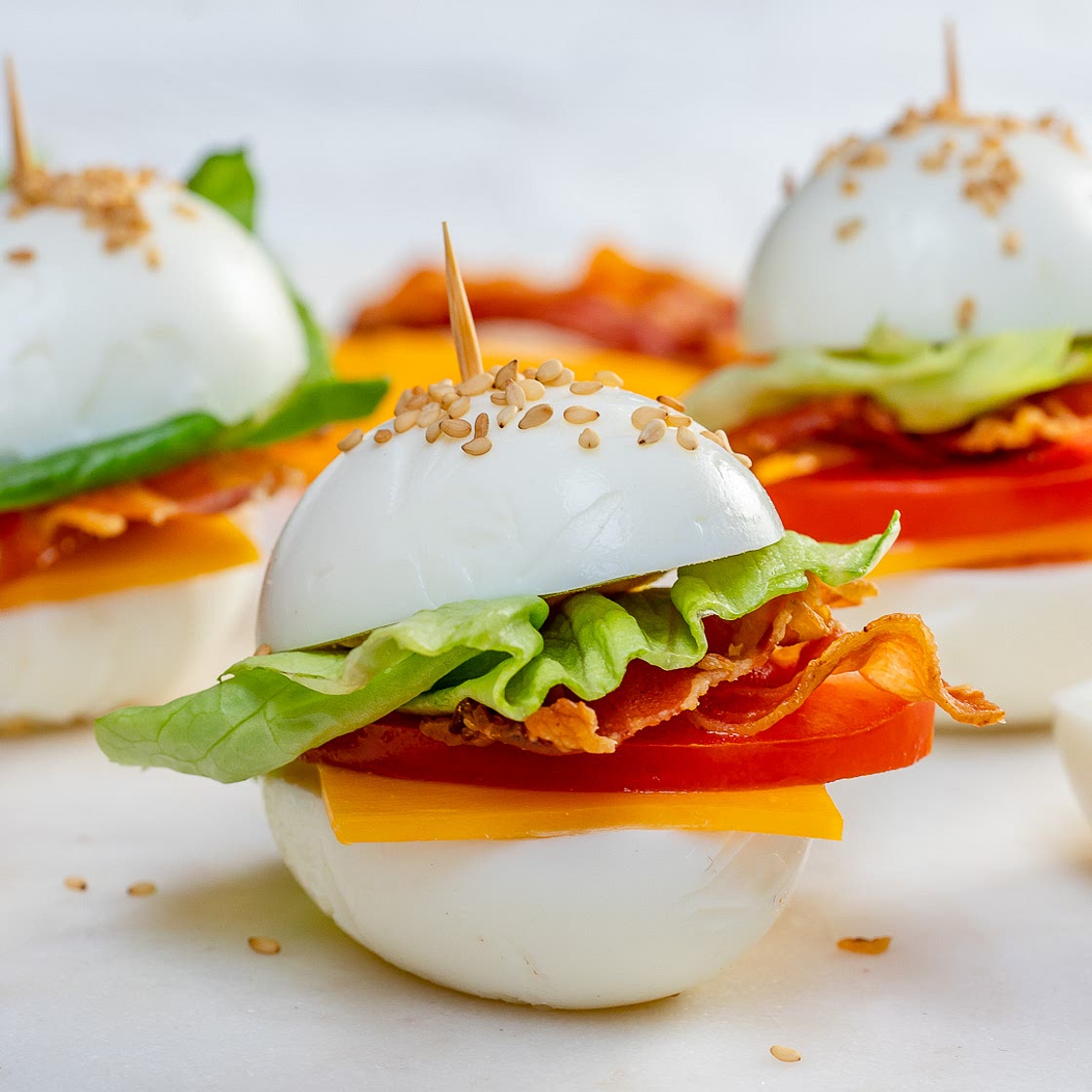 BLT Egg ‘buns’