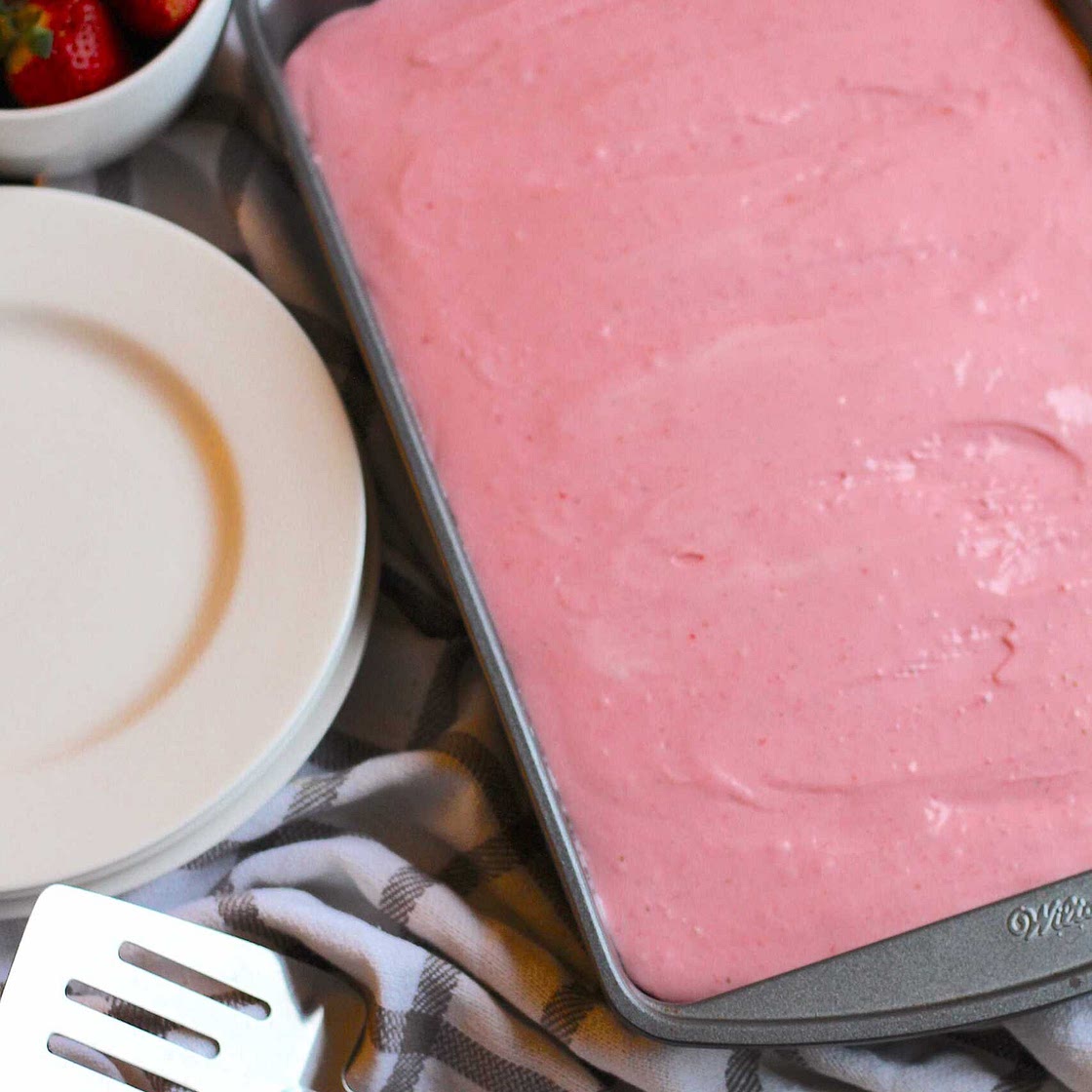 Double Strawberry Cake