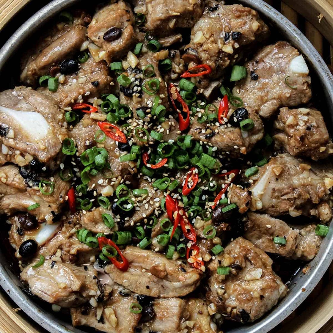 Chinese Steamed Spare Ribs with Black Beans