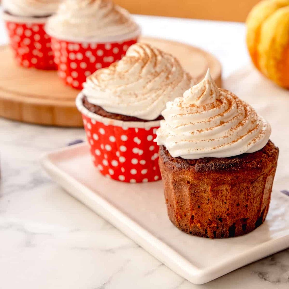 Pumpkin Spice Latte Cupcakes