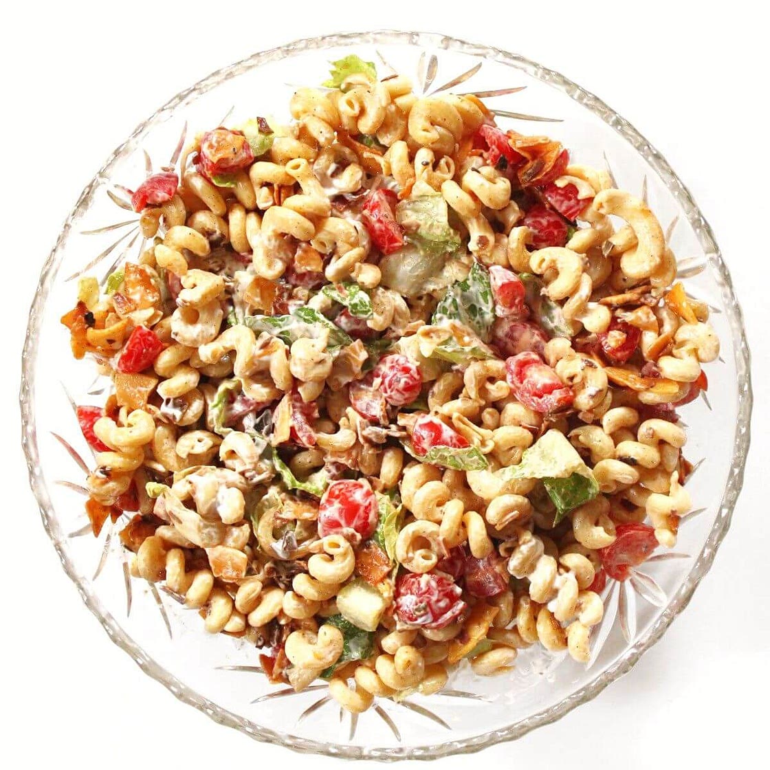 Vegan BLT Pasta Salad (Gluten-Free, Allergy-Free)
