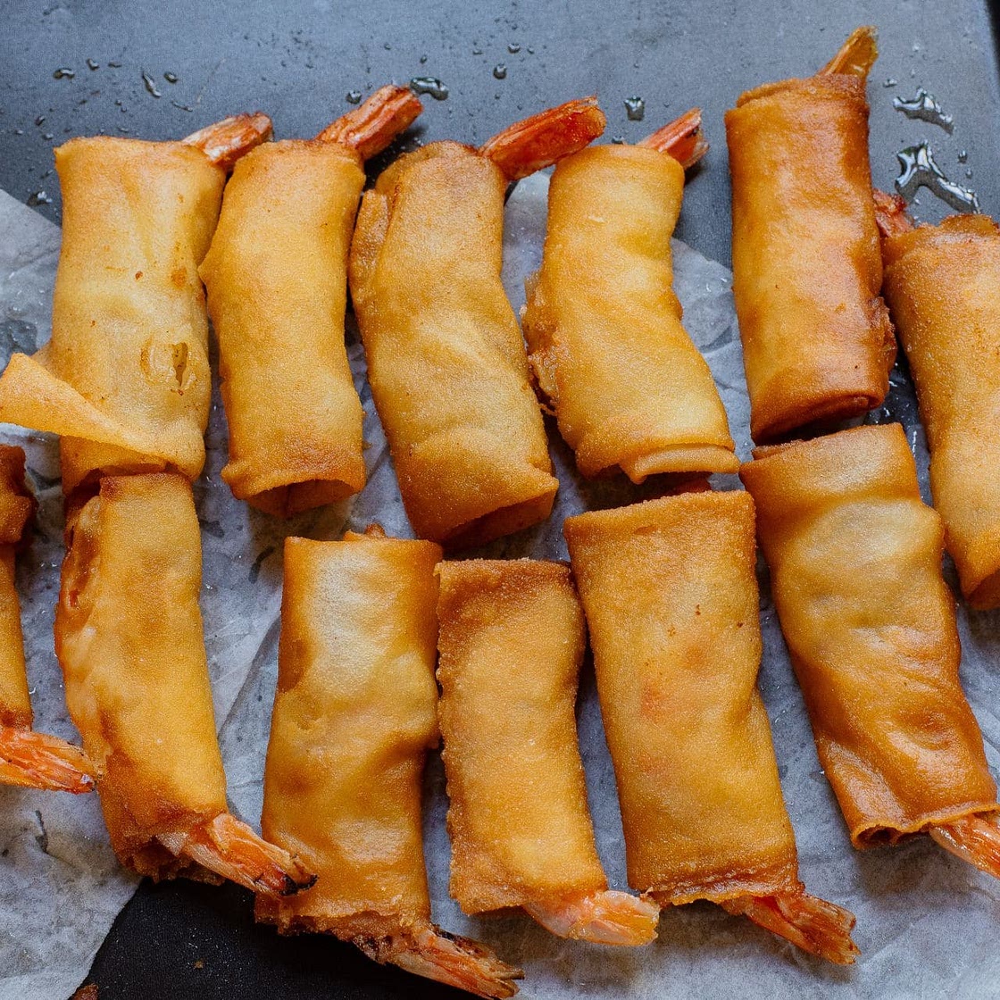 Fried Shrimp Spring Rolls